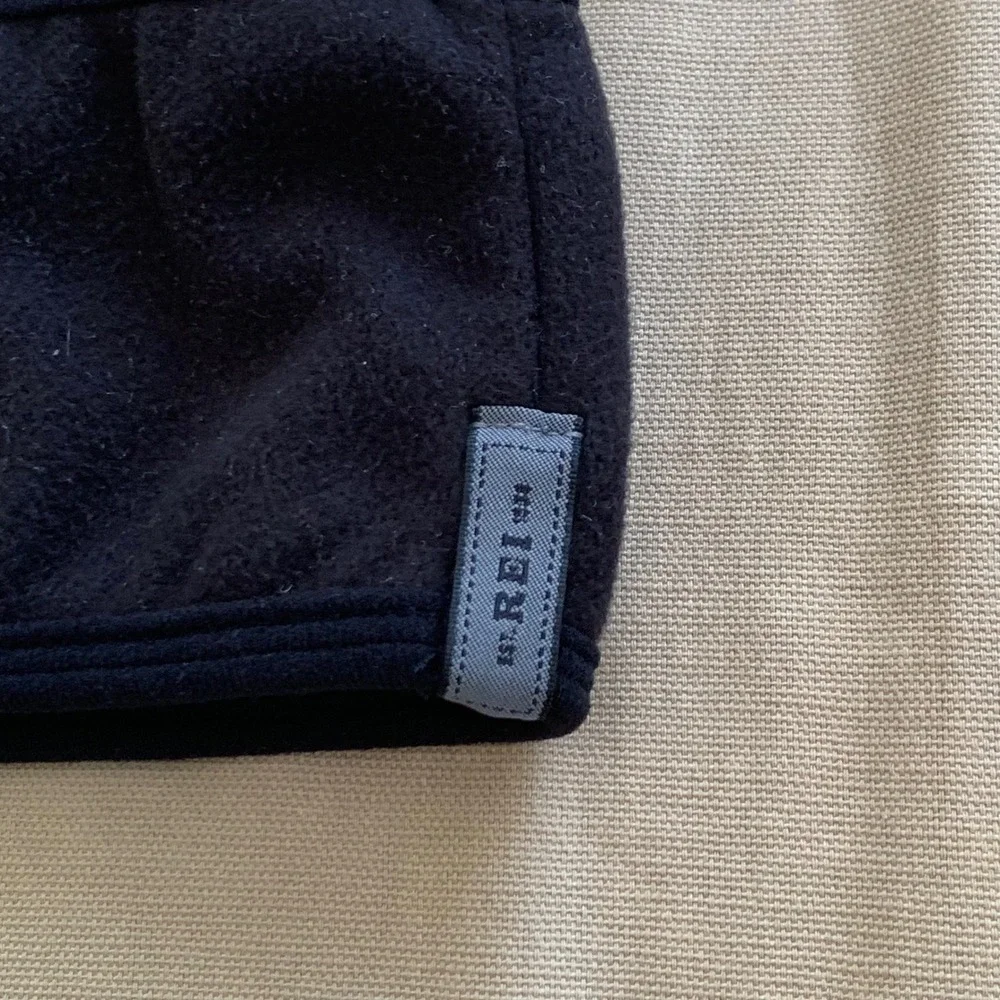 REI Black Fleece Headband Ear‎ Warmer One Size Contoured Cold Weather Gorpcore